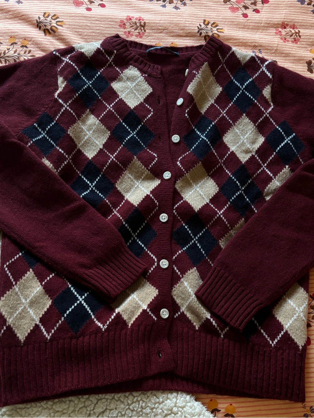 Brandy Melville Argyle Sweater